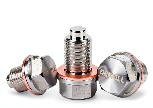 Magnetic Oil Drain Plug Stainless Steel DEEFILL-1