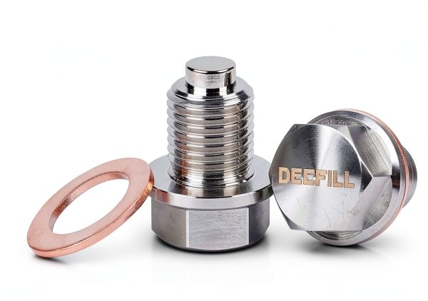Magnetic Oil Drain Plug Stainless Steel DEEFILL-3