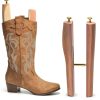 Cedar Boot Tree by HOUNDSBAY – 12 & 14 Inch Premium Cedar Shoe Shapers-1