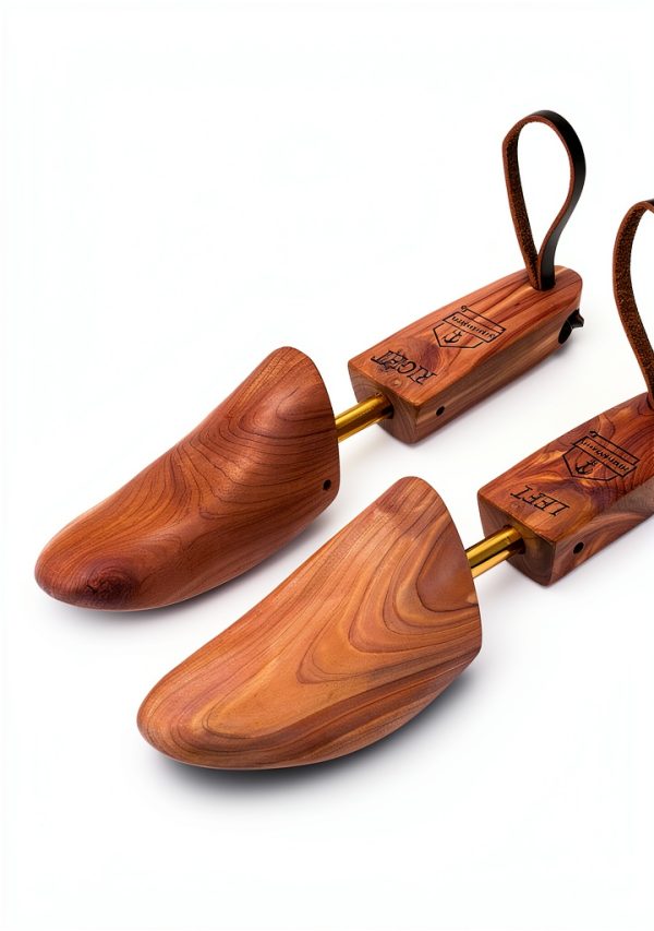 HOUNDSBAY Cedar Boot Tree for Men – 2 Pack Premium Moisture‑Absorbing-7