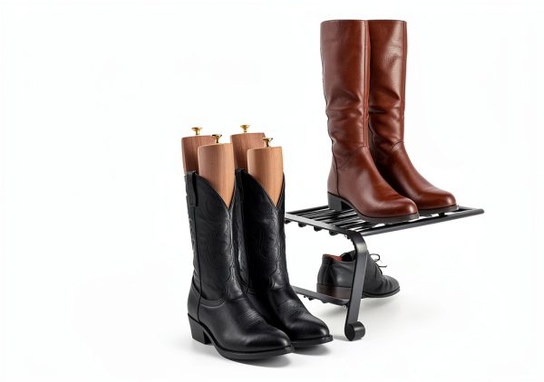 HOUNDSBAY Cedar Boot Tree for Men – 2 Pack Premium Moisture‑Absorbing-4