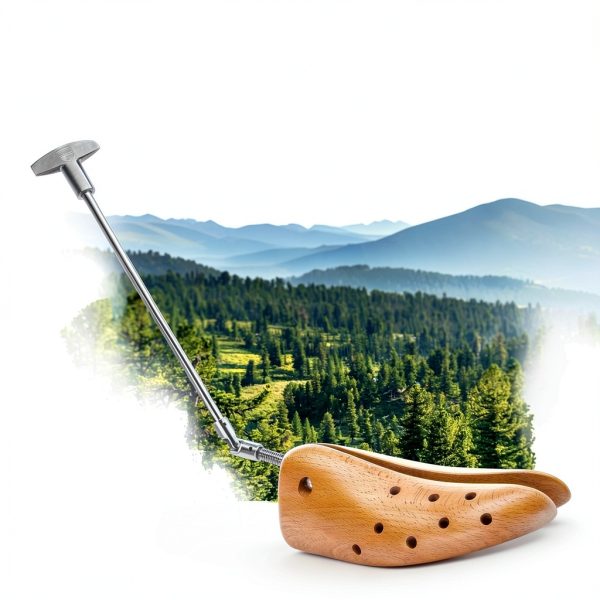 HOUNDSBAY Boot Stretcher – Metal & Beech Hardwood, 6 Bunion Plugs-7