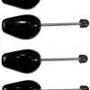 Shoe Tree Plastic Adjustable Shoe Shaper 2 Pairs Black & White-0