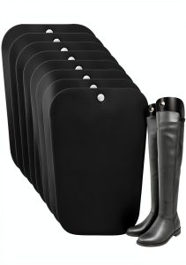 Boot Shapers FitGuard 8-16 Inch Black Transparent Shoe Tree Set-0