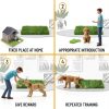 Artificial Grass Puppy Potty Training Pad Ottomanson 15x30 Tray-6