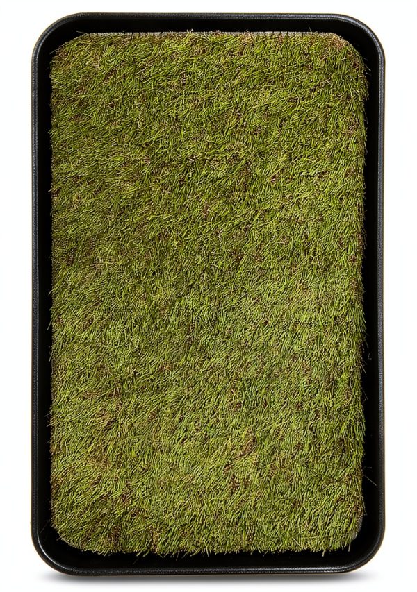 Artificial Grass Puppy Potty Training Pad Ottomanson 15x30 Tray-7