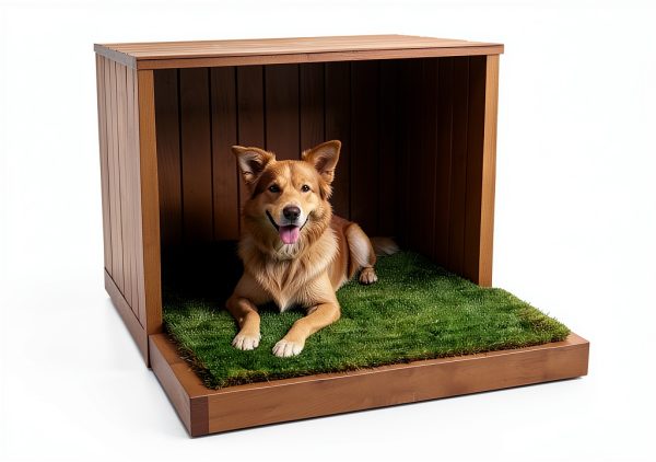 Artificial Grass Puppy Potty Training Pad Ottomanson 15x30 Tray-2