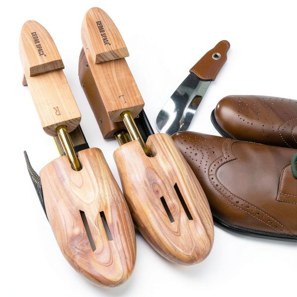 Cedar Space Wooden Shoe Stretcher Tree 6.5-14 Sizes 2-4PC-8