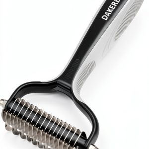 Pet Supplies Cat brush for shedding - cat grooming brush, deshedding cat brush paired with self- cleaning cat litter box, essential for cats for Long matted Haired Pets,Grey.-0
